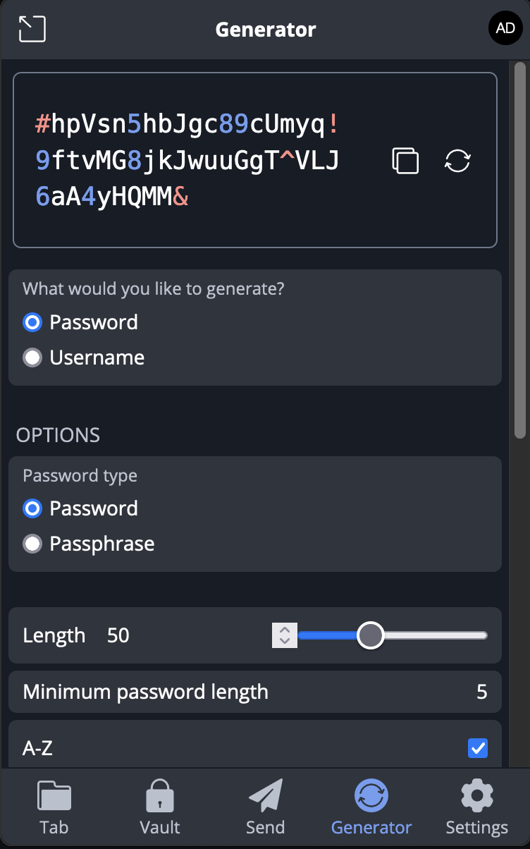 password generator